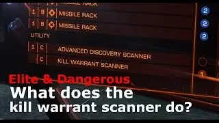 What does the Kill warrant scanner do? (Elite dangerous)
