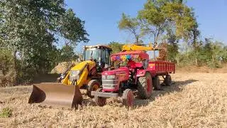 JCB 3dx Backhoe Machine Loading Mud in Mahindra 275 Tractor | Jcb tractor video | #jcb #tractor #1