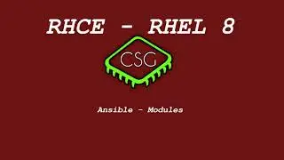 RHCE RHEL 8 - Ansible - Modules