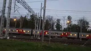 Электропоезд "Ласточка-комфорт" сообщением "Москва Ленинградский вокзал - Зеленоград-Крюково"