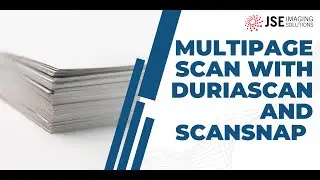 DuriaBild multi page scan with SnapTwain and ScanSnap scanner