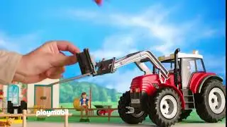 Playmobil Country • La ferme transportable et le grand tracteur • FR