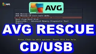 How to create and scan your computer/laptop with AVG rescue USB?