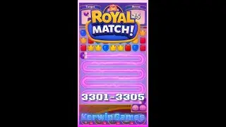 Royal Match Level 3301 3302 3303 3304 3305 - No Boosters Gameplay