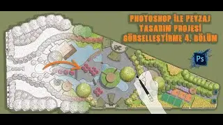 Photoshop İle Peyzaj Tasarım Planı Görselleştirme / Peyzaj Plan Boyama 4