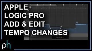 HOW TO ADD & EDIT TEMPO CHANGES - APPLE LOGIC PRO X | NO TALK | Pettinhouse.com