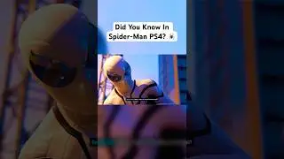 🤯 Did You Know In SPIDER-MAN PS4 This Scene Changes? 