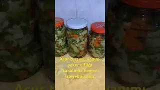 Kütür kütür acur turşusu