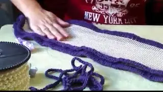 How to make a latch hook toilet paper holder