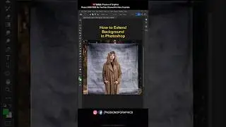 Extend Image Background in Photoshop 👌💻 #shorts #photoshop