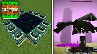 CAN YOU FIGHT ENDER DRAGON IN CRAFTING and BUILDING