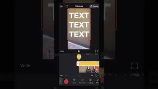 How to make text behind objects effect in Videoleap 