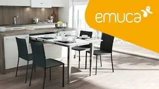 How to mount a pull-out Party table hidden in a drawer with two legs- Emuca