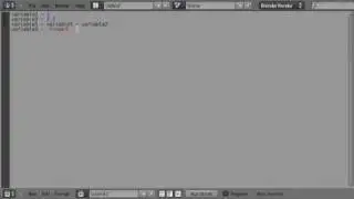 Tob's Blender Python tutorial 101 variables (remake)