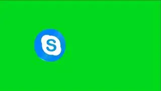 Skype Logo Green Screen