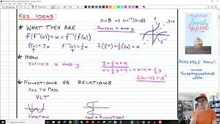 Inverses (Honors Pre-Calculus: Q1 ESQ Model)