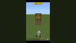 Minecraft Logic😅 🤔#minecraft #youtubeshorts #ytshorts #shorts