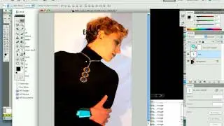 Photoshop   add text horizontal vertical