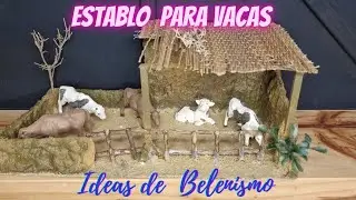 COW STABLE FOR THE NATIVITY SCENE #nativity #nativityscene #nativityscenestable