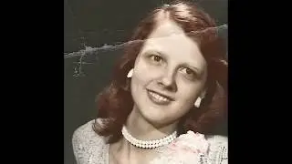 A repair and colouring of an old photograph, using Photoshop CC
