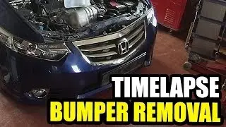 Honda Accord Bumper Removal and Installation Timelapse