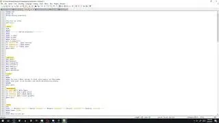 How to make a game in Notepad++ PART 1