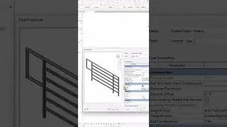 How to Adjust Railings in Revit  #revit #design #revittutorial #architecture #design