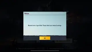 Fix Network error,Login failed. Please check your network settings Pubg mobile kr login problem |