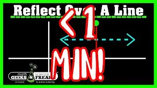 How To Reflect Over A Horizontal Line!