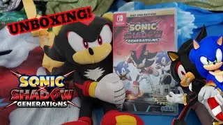 Sonic X Shadow Generations Nintendo Switch Unboxing! Ft: Shadow! 🖤💥💯🔥🔥🔥🔥