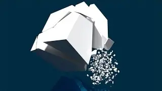 Smashing a cube ... With slow motion!