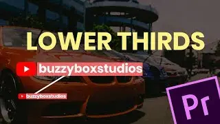 Lower Thirds In Premiere Pro| Simple and Easy | Tutorial