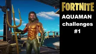 Fortnite Aquaman Challenges #1 | Use a Whirlpool at the Fortilla