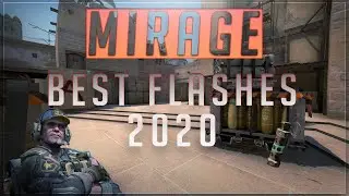CS:GO TOP 10 Best Mirage Flashes | 128 tick 2020