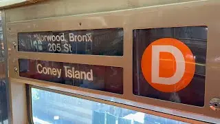 IND 6 Av Express: R68 (D) Train [Coney Island-Stillwell Av to Norwood-205 St #ConcourseEXP2]