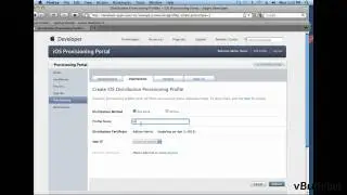 Apple App Submission Part 3 - Create Provisioning Profile