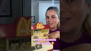 Minha lanchonete mc donalds chegou ❤️ #mcdonalds #lanchonetemcdonalds #brinquedosantigos