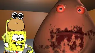 JOGO DE TERROR DO POU! Bob Esponja jogando