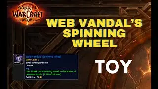 HOW TO EARN Web Vandal’s Spinning Wheel/ TOY/ WOW/ WorldOfWarcraft