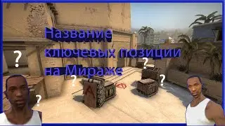 НАЗВАНИЕ ВСЕХ КЛЮЧЕВЫХ ПОЗИЦИИ НА МИРАЖЕ!!! КсГо