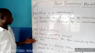 MARKETING-WAEC PAST QUESTIONS
