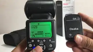 Working of wireless transmission on external flash OSAKA DF960 TTL in HINDI 