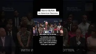 WARREN BUFFETT ON AMERICAN SUCCESS #shorts #tiktok