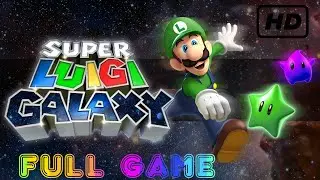 Super Luigi Galaxy - Full Game Walkthrough HD