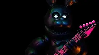 Blinding Lights: FNAF Help Wanted Parts And Service Bonnie: Black light Mode