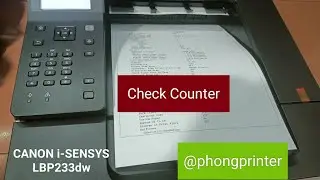 Check Counter - Canon i-SENSYS LBP233dw Printer @Phongprinter 