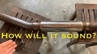 B2 Fabrication Custom Pypes M80 Muffler Installation onto A 2020 Ram 1500