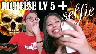 RICHEESE FIRE WINGS LV 5 + SELFIE CHALLENGE ! ( SAMPE NANGIS ) - FT GOGOGOY (BAHASA)