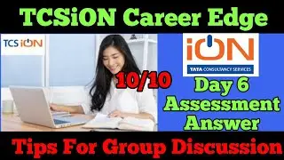 Day 6 Assessment Answers for TCSiON Online Course Knock down the lockdown by lets share | 💯