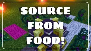How to get source from food - Ars Nouveau - 1.20.1